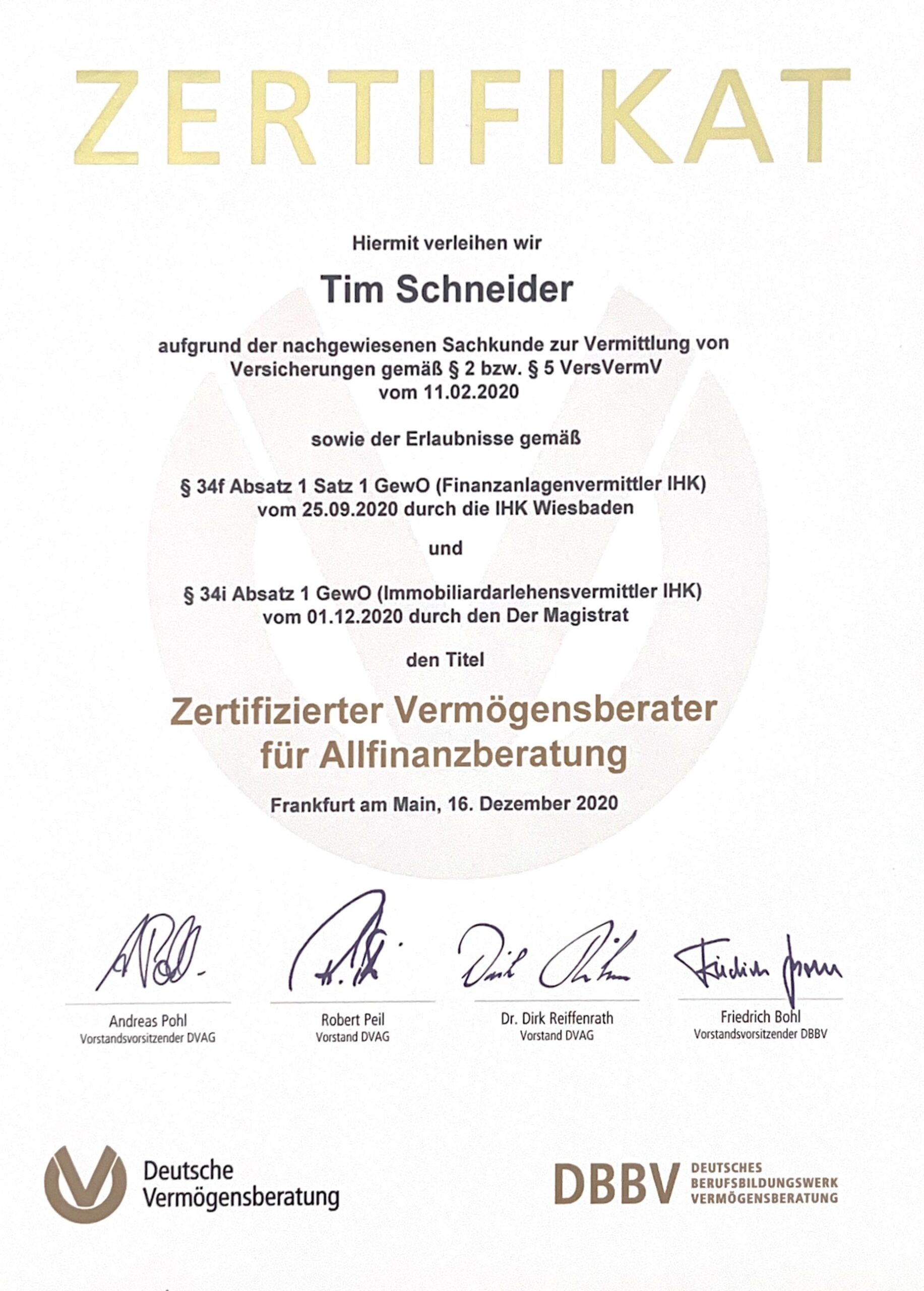 Zertifikat_DVAG_Tim_Schneider